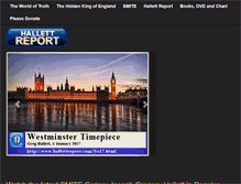Tablet Screenshot of hallettreport.com